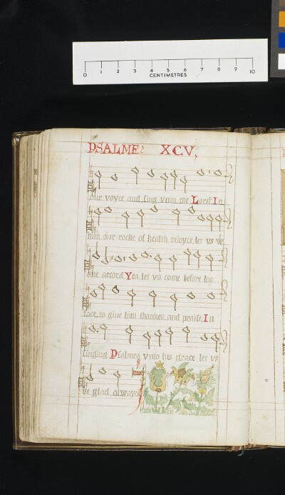 Digital Image Archive of Medieval Music :: St. Andrews Psalter or Wode ...